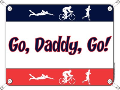 racebib Go Daddy Go Triathlon