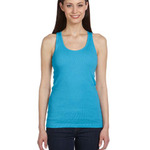 Ladies' 2x1 Rib Racerback Longer Length Tank